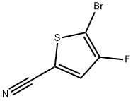 2-Thiophenecarbonitrile, 5-bromo-4-fluoro- Structure