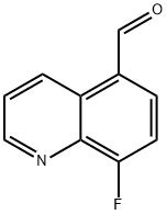 5-Quinolinecarboxaldehyde, 8-fluoro- Structure
