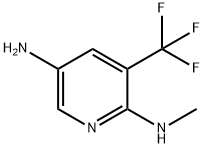 N*2*-Methyl-3-trifluoromethyl-pyridine-2,5-diamine 구조식 이미지