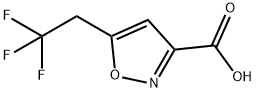 5-(2,2,2-Trifluoroethyl)isoxazole-3-carboxylic acid Structure