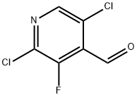 4-Pyridinecarboxaldehyde, 2,5-dichloro-3-fluoro- Structure