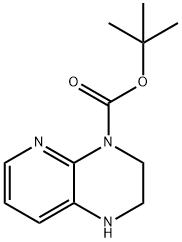 Pyrido[2,3-b]pyrazine-4(1H)-carboxylic acid, 2,3-dihydro-, 1,1-dimethylethyl ester Structure