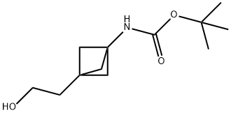 Tert-Butyl (3-(2-Hydroxyethyl)Bicyclo[1.1.1]Pentan-1-Yl)Carbamate(WX120637) Structure