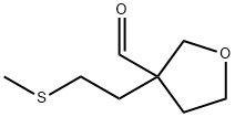 3-Furancarboxaldehyde, tetrahydro-3-[2-(methylthio)ethyl]- Structure