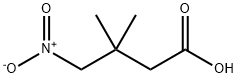 Butanoic acid, 3,3-dimethyl-4-nitro- Structure