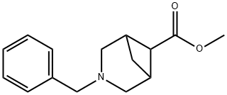 3-Azabicyclo[3.1.1]heptane-6-carboxylic acid, 3-(phenylmethyl)-, methyl ester Structure