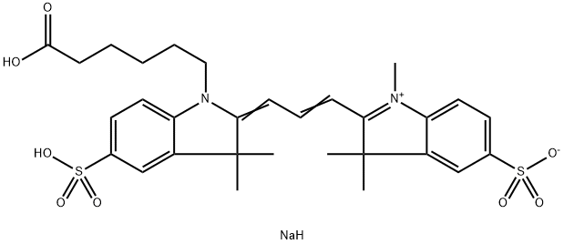 Sulfo-CY 3 Carboxylic Acid Structure