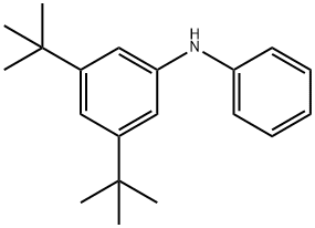 Benzenamine, 3,5-bis(1,1-dimethylethyl)-N-phenyl- Structure