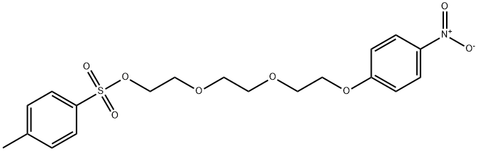 Ethanol, 2-[2-[2-(4-nitrophenoxy)ethoxy]ethoxy]-, 1-(4-methylbenzenesulfonate) Structure