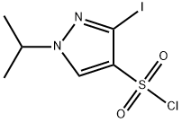 3-iodo-1-isopropyl-1H-pyrazole-4-sulfonyl chloride Structure