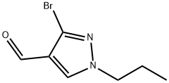 1H-Pyrazole-4-carboxaldehyde, 3-bromo-1-propyl- Structure