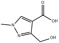 3-(hydroxymethyl)-1-methyl-1H-pyrazole-4-carboxylic acid Structure