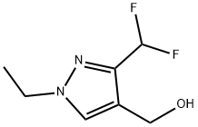 3-(difluoromethyl)-1-ethyl-1H-pyrazol-4-yl]methanol Structure