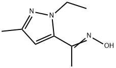 (1E)-1-(1-ethyl-3-methyl-1H-pyrazol-5-yl)ethanone oxime Structure