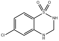 6-Chloro-3,4-dihydro-2H-benzo[e][1,2,4]thiadiazine 1,1-dioxide Structure