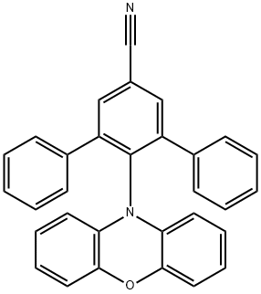 2'-(10H-phenoxazin-10-yl)-[1,1':3',1''-terphenyl]-5'-carbonitrile Structure