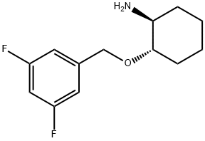 Cyclohexanamine, 2-[(3,5-difluorophenyl)methoxy]-, (1S,2S)- Structure