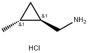 Trans-(2-Methylcyclopropyl)Methanamine Hydrochloride(WX601406) 구조식 이미지