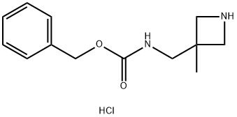 Benzyl ((3-methylazetidin-3-yl)methyl)carbamate hydrochloride Structure