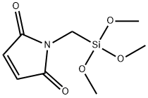 1H-Pyrrole-2,5-dione, 1-[(trimethoxysilyl)methyl]- Structure