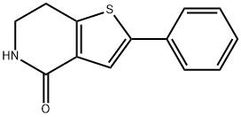 Thieno[3,2-c]pyridin-4(5H)-one, 6,7-dihydro-2-phenyl- Structure