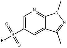 1H-Pyrazolo[3,4-b]pyridine-5-sulfonyl fluoride, 1,3-dimethyl- Structure