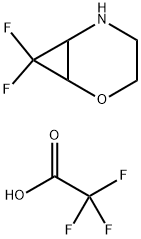 7,7-difluoro-2-oxa-5-azabicyclo[4.1.0]heptane, trifluoroacetic acid 구조식 이미지