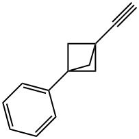 Bicyclo[1.1.1]pentane, 1-ethynyl-3-phenyl- 구조식 이미지