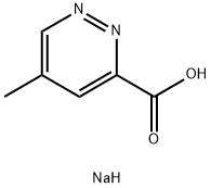 sodium 5-methylpyridazine-3-carboxylate Structure