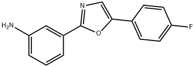 Benzenamine, 3-[5-(4-fluorophenyl)-2-oxazolyl]- Structure