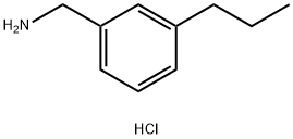 (3-Propylphenyl)methanamine hydrochloride Structure