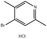 4-Bromo-2,5-dimethylpyridine hydrochloride 구조식 이미지