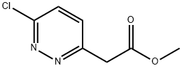 3-Pyridazineacetic acid, 6-chloro-, methyl ester 구조식 이미지