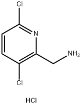 (3,6-Dichloropyridin-2-yl)methanamine hydrochloride Structure