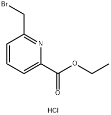 Ethyl 6-(bromomethyl)picolinate hydrochloride 구조식 이미지