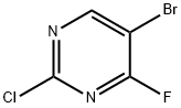 Pyrimidine, 5-bromo-2-chloro-4-fluoro- Structure