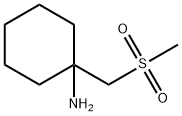 Cyclohexanamine, 1-[(methylsulfonyl)methyl]- Structure