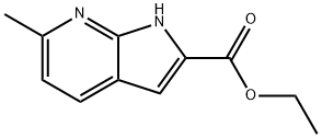 1H-Pyrrolo[2,3-b]pyridine-2-carboxylic acid, 6-methyl-, ethyl ester Structure