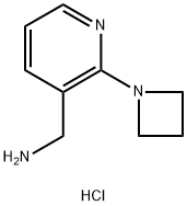 (2-(Azetidin-1-yl)pyridin-3-yl)methanamine dihydrochloride 구조식 이미지