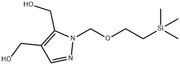 1H-Pyrazole-4,5-dimethanol, 1-[[2-(trimethylsilyl)ethoxy]methyl]- Structure