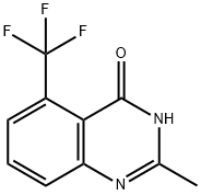 4(3H)-Quinazolinone, 2-methyl-5-(trifluoromethyl)- Structure