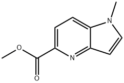 1H-Pyrrolo[3,2-b]pyridine-5-carboxylic acid, 1-methyl-, methyl ester Structure