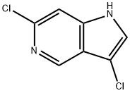 1H-Pyrrolo[3,2-c]pyridine, 3,6-dichloro- Structure