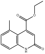 4-Quinolinecarboxylic acid, 1,2-dihydro-5-methyl-2-oxo-, ethyl ester Structure