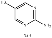 5-Pyrimidinethiol, 2-amino-, sodium salt (1:1) Structure