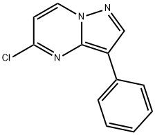 Pyrazolo[1,5-a]pyrimidine, 5-chloro-3-phenyl- 구조식 이미지