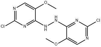 1,2-Bis(2-chloro-5-methoxypyrimidin -4-yl)hydrazine 구조식 이미지