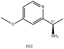 (R)-1-(4-methoxypyridin-2-yl)ethan-1-amine hydrochloride Structure