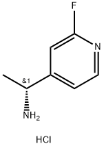 (R)-1-(2-fluoropyridin-4-yl)ethanamine hydrochloride Structure