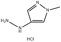 4-hydrazinyl-1-methyl-1H-pyrazole hydrochloride 구조식 이미지